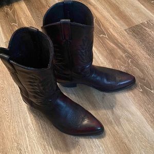 Abilene USA made boots black cherry